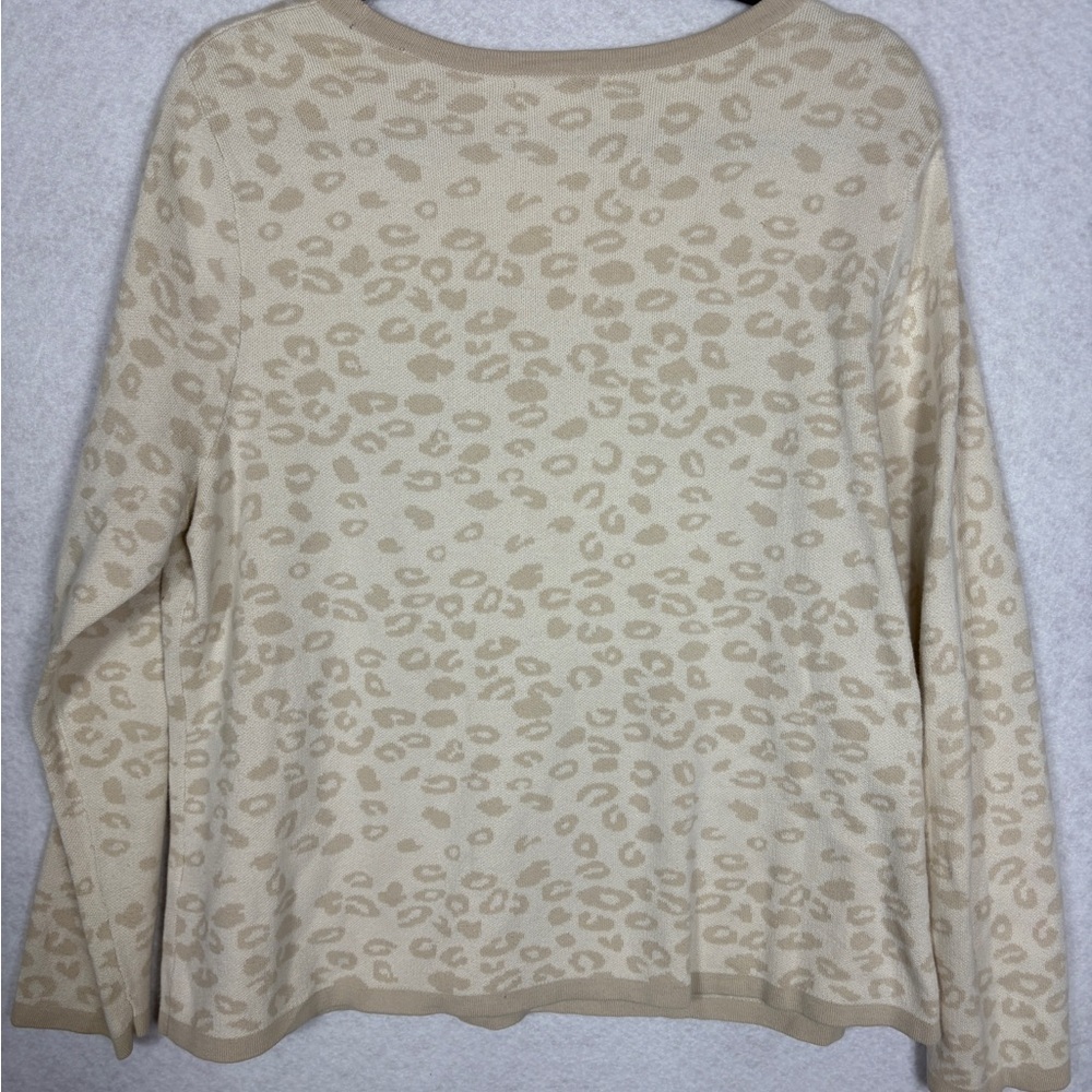 CJ Banks Cream Snowman Sweater Size X - Picture 2 of 4